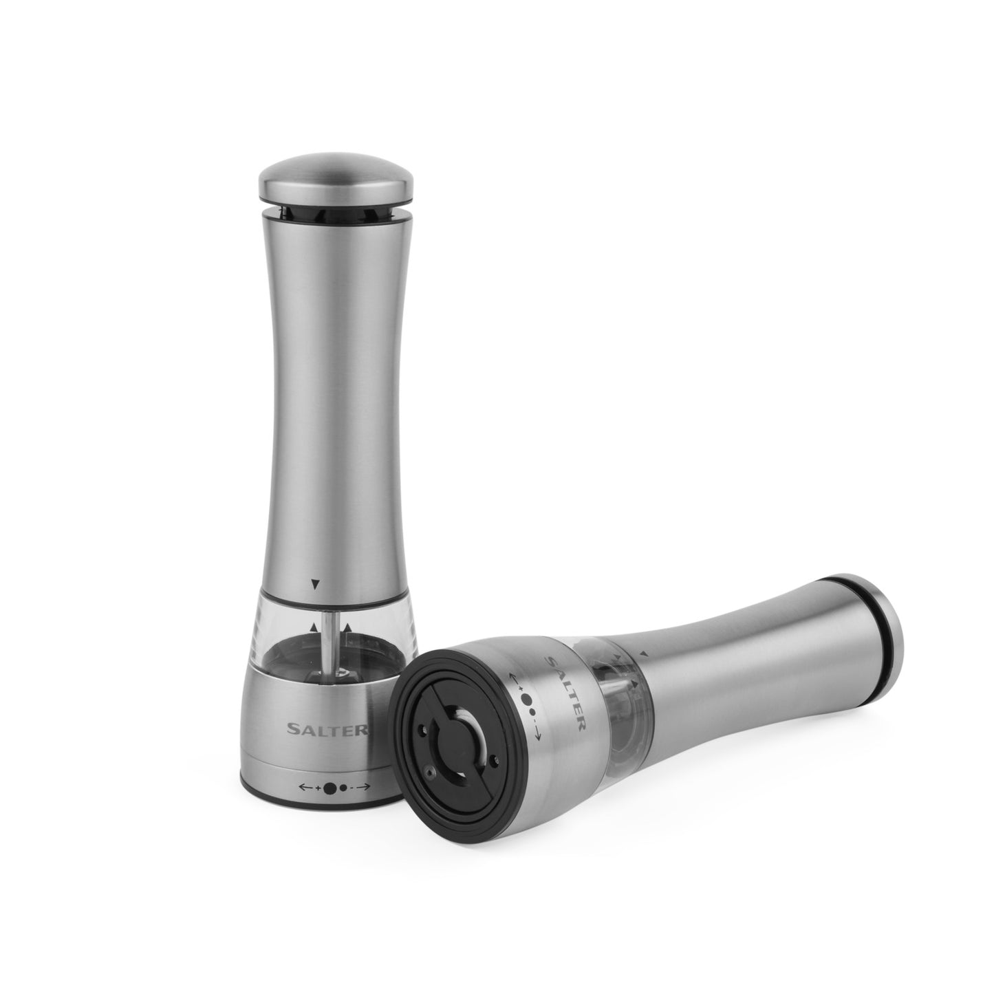 Salter Stainless Steel Electric Mill Set