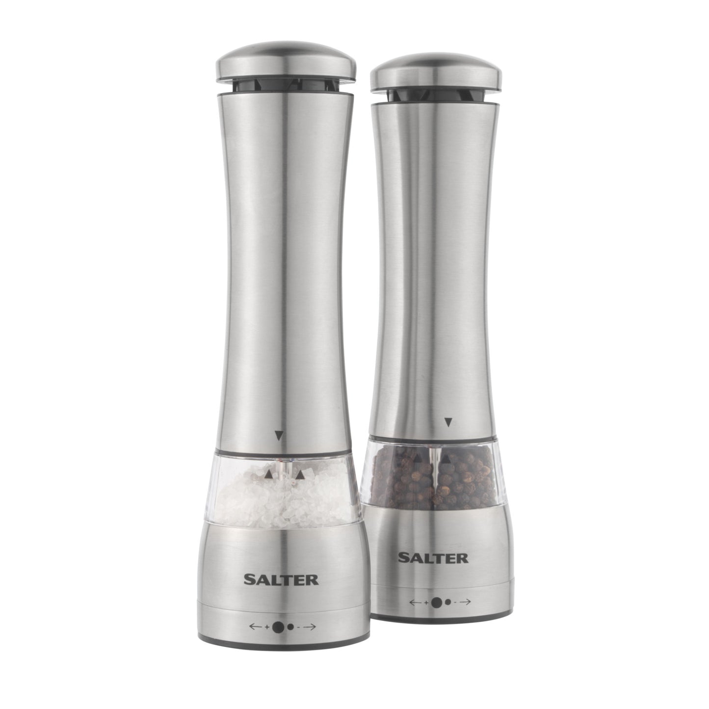 Salter Stainless Steel Electric Mill Set
